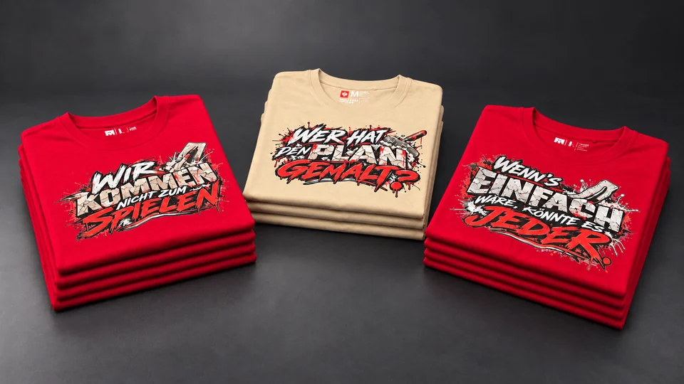Shirts · individuelle Schriftmotive